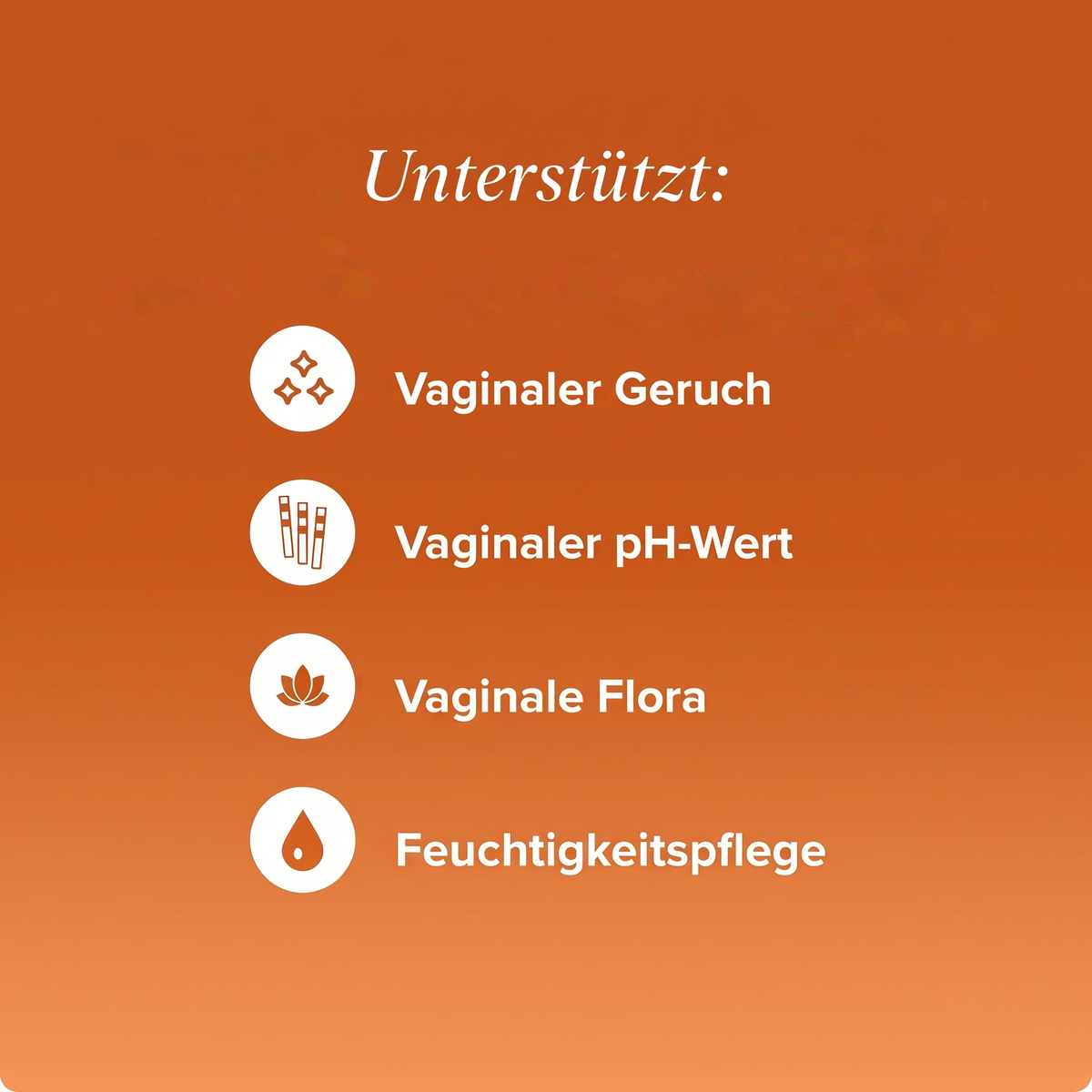 Fortgeschrittene Vaginale Unterstützung